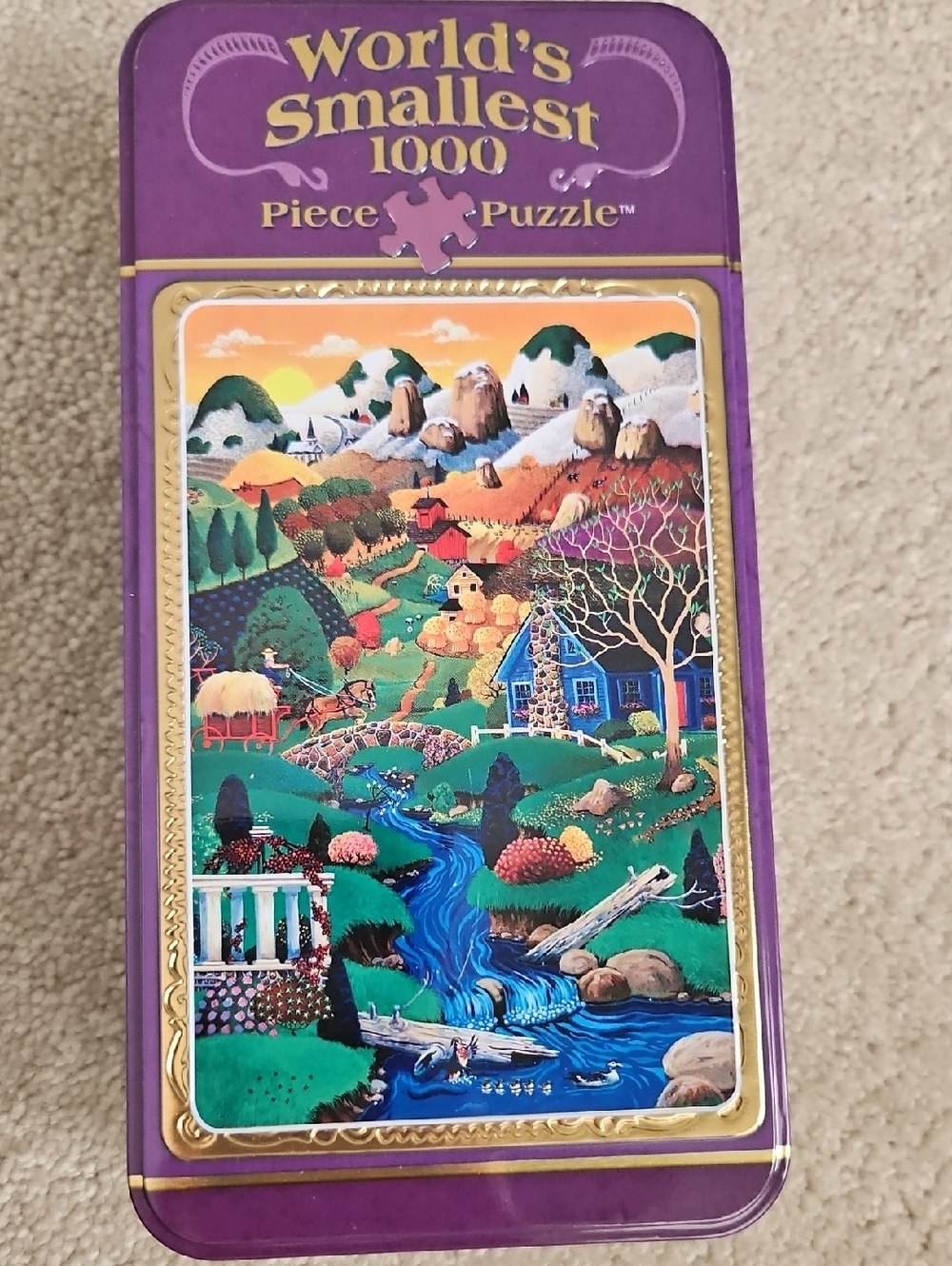 World's Smallest 1000 Piece Puzzle -Shady Creek